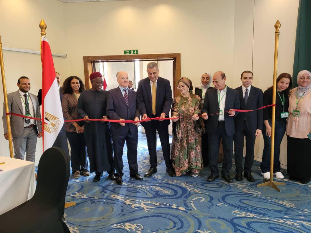 Ain Shams University strengthens its international presence by participating in the Akhbar El Yom Education Fair in Nigeria