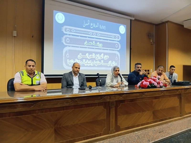 The Faculty of Al-Alsun organizes a civil defense training workshop to enhance the preparedness of its members for crisis and emergency response
