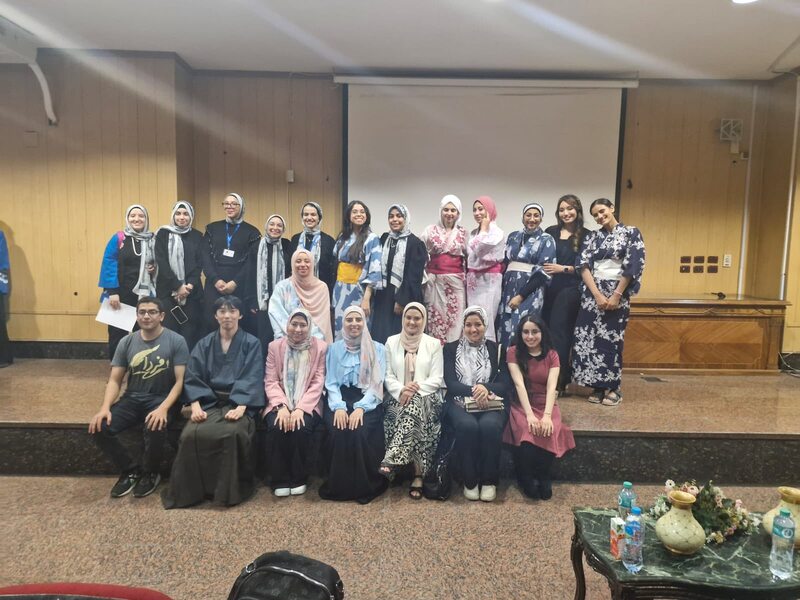 The Japanese Cultural Day at the Faculty of Al-Alsun, with the attendance of a Japanese delegation