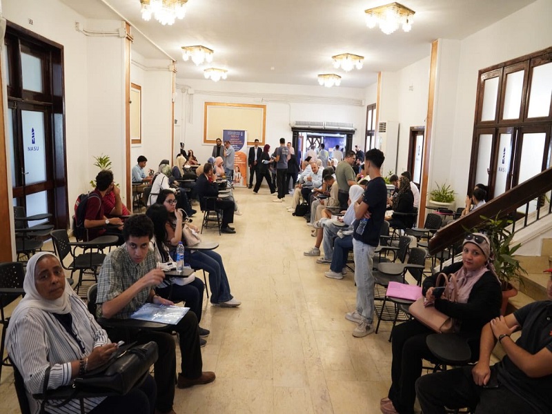 Unprecedented Student Turnout to apply at Ain Shams National University for the Academic Year 2025/2026