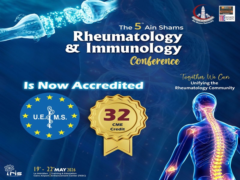 May 20.. Launch of the 5th Annual Scientific Conference on Rheumatic and Immunological Diseases at the Faculty of Medicine, Ain Shams University