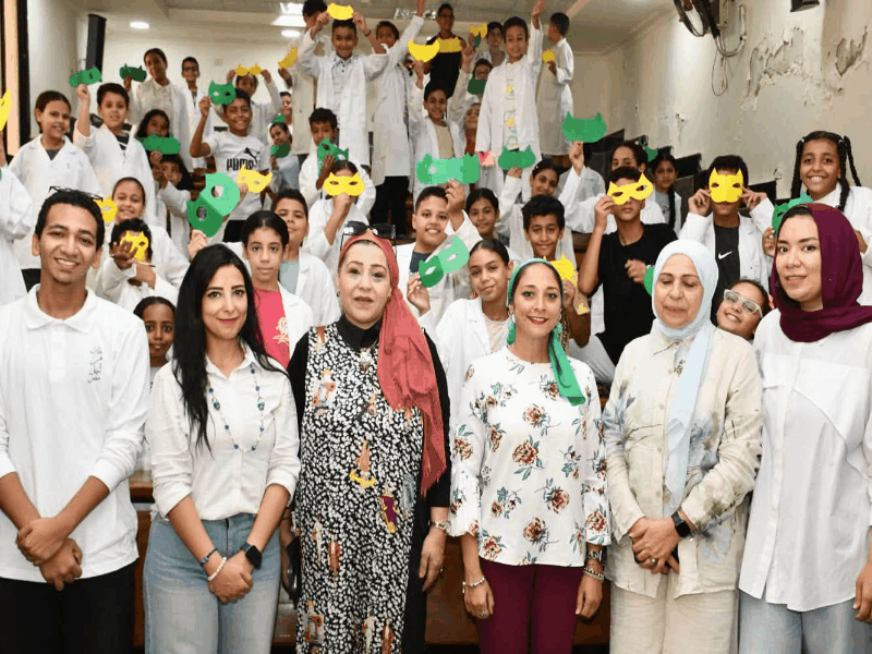 Faculty of Specific Education at Ain Shams University Hosts Child University Students as Part of the Program’s Activities