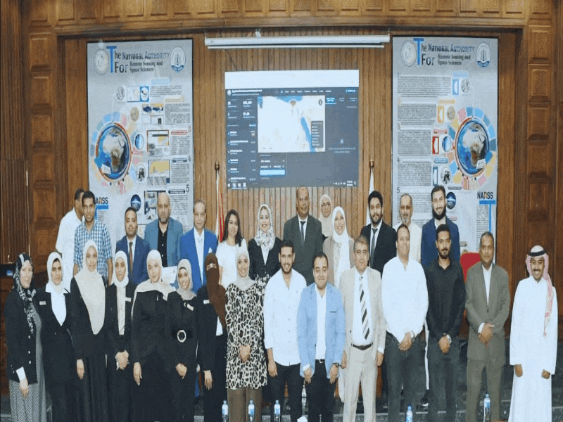 حفل مناقشة مشروعات تخرج الدفعة السابعة من الدبلوم المهني المتخصص في الاستشعار من البعد ونظم المعلومات الجغرافية