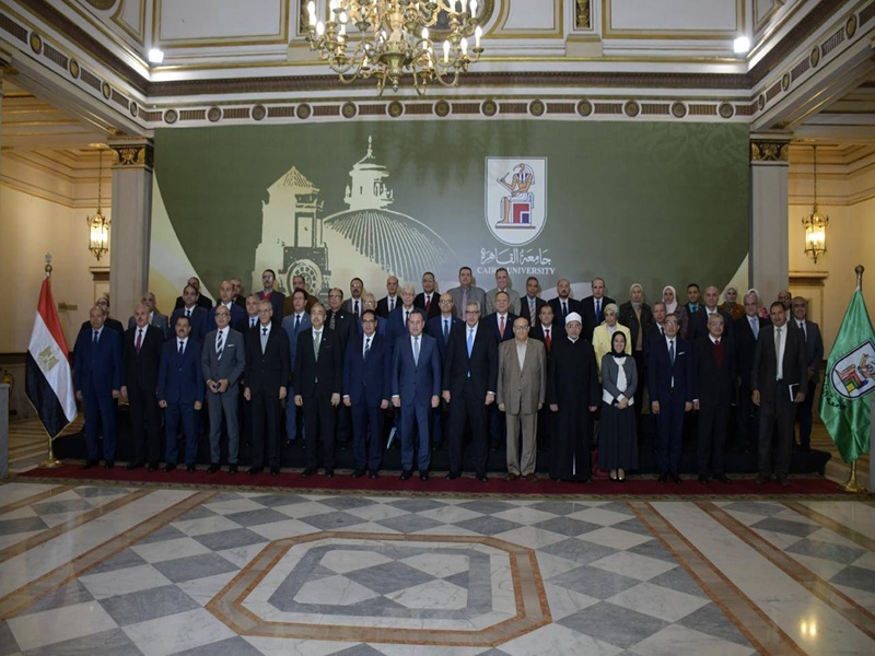 The Minister of Higher Education chaired a meeting of the Supreme Council of Universities at Cairo University