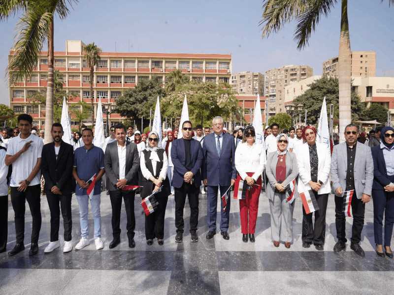 Ain Shams University Vice President for Education and Student Affairs Attends “Students for Egypt” Celebration Commemorating the Glorious October War Victories