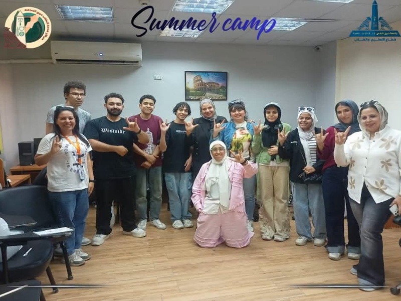 “Sign Language Brings Us Closer” ... The Education and Student Affairs Sector and the Disability Student Services Center at Ain Shams University Launch the First Activities of the Sign Language Training Program
