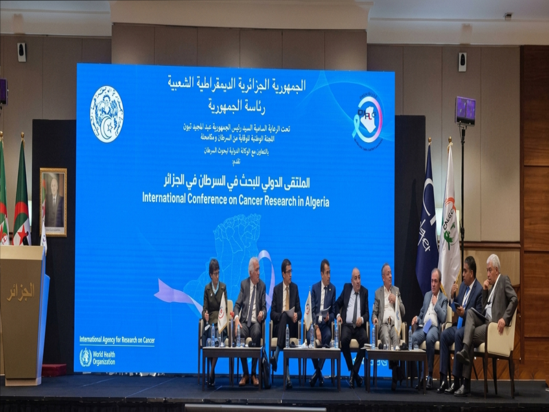 At the First International Cancer Research Conference in Algeria, Prof. Hesham El-Ghazaly highlights Egypt's leadership in scientific research and cancer control