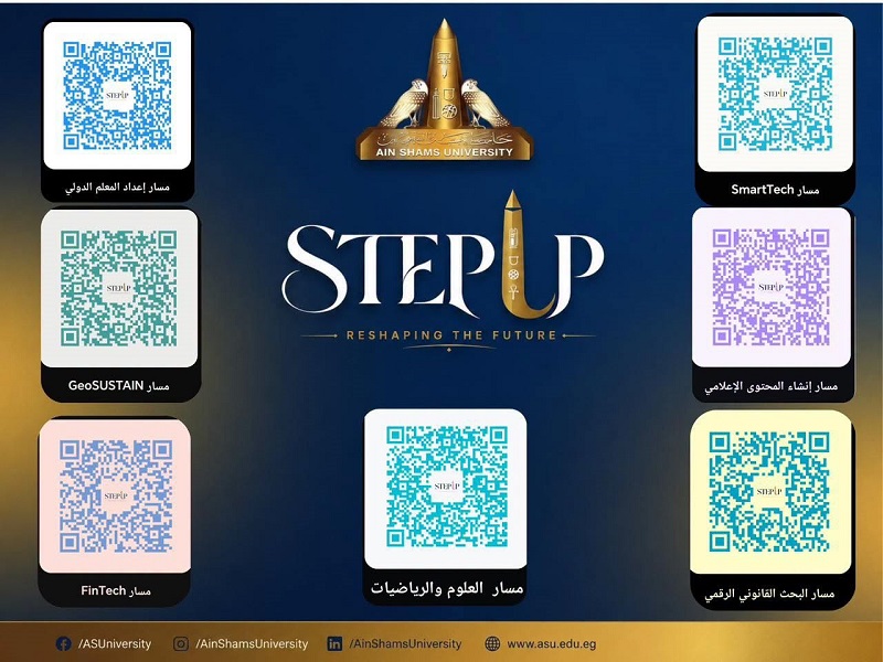 Ain Shams University Launches the "STEP Up" Project for Complementary Learning Pathways and Micro-Credentials to Prepare the Workforce of the Future