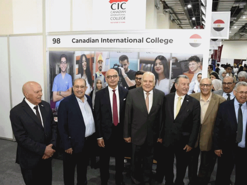 Ain Shams University President and Vice President for Education and Student Affairs Inspect the University's Pavilion at EDUGATE 2026