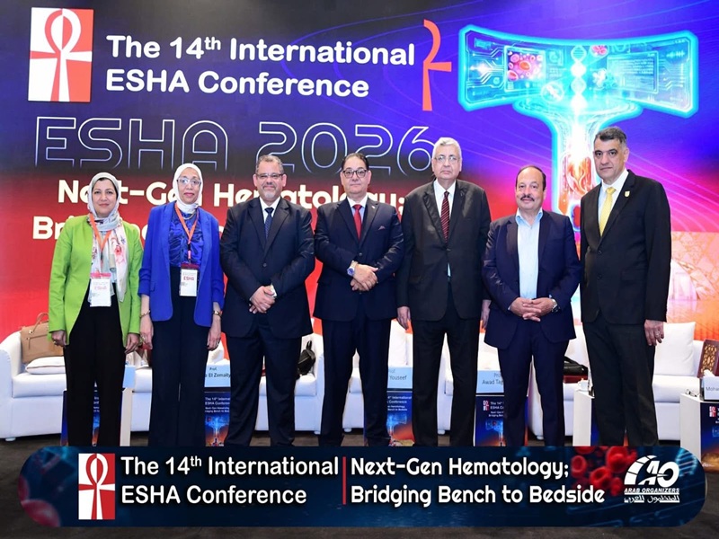 The Presidential Advisor for Health and Prevention inaugurates the 14th Annual Conference of the Hematology and Bone Marrow Transplantation Department at Ain Shams University