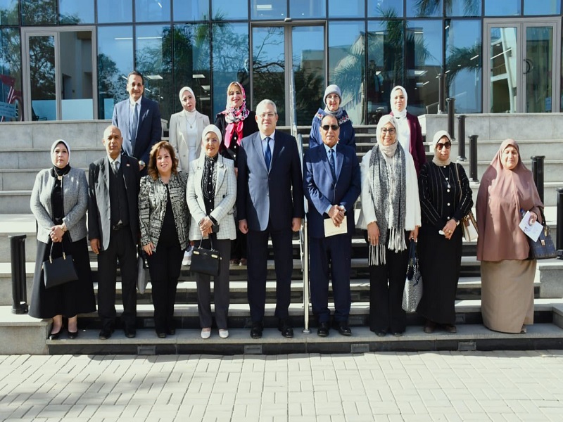The Vice President for Education and Student Affairs Receives Accreditation Review Teams for the Faculties of Dentistry and Education from the National Authority for Quality Assurance and Accreditation of Education