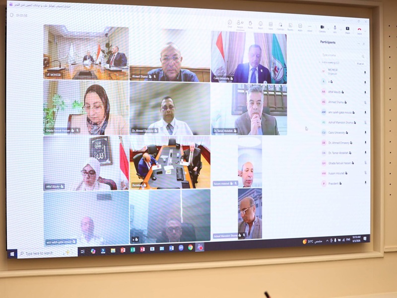 Prof. Ghada Farouk, Vice President of the University for Community Service and Environmental Development, was selected as the rapporteur for the Integrated Convoys Committee