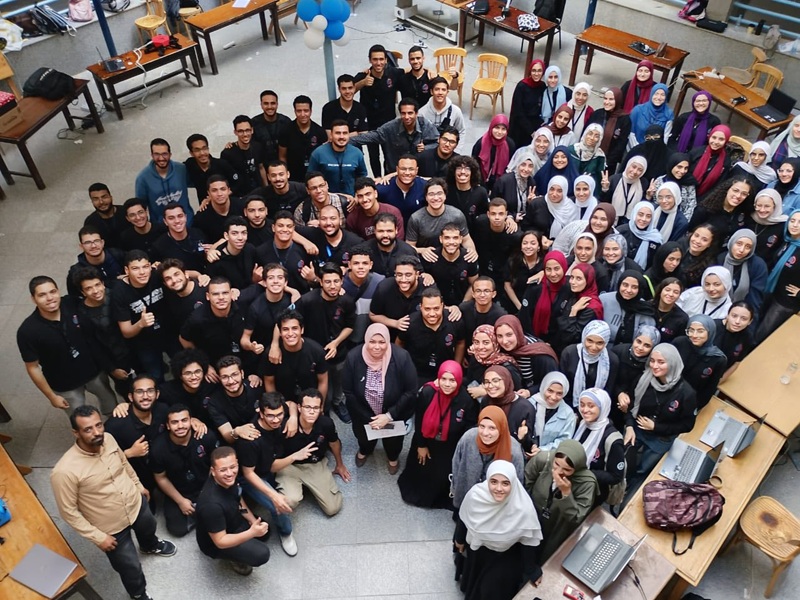 RoboTech Exhibition at the Faculty of Computer and Information Sciences Reflects Students’ Creativity in Employing Robotics, Artificial Intelligence, and Smart Technologies to Serve Society and Achieve Sustainable Development Goals