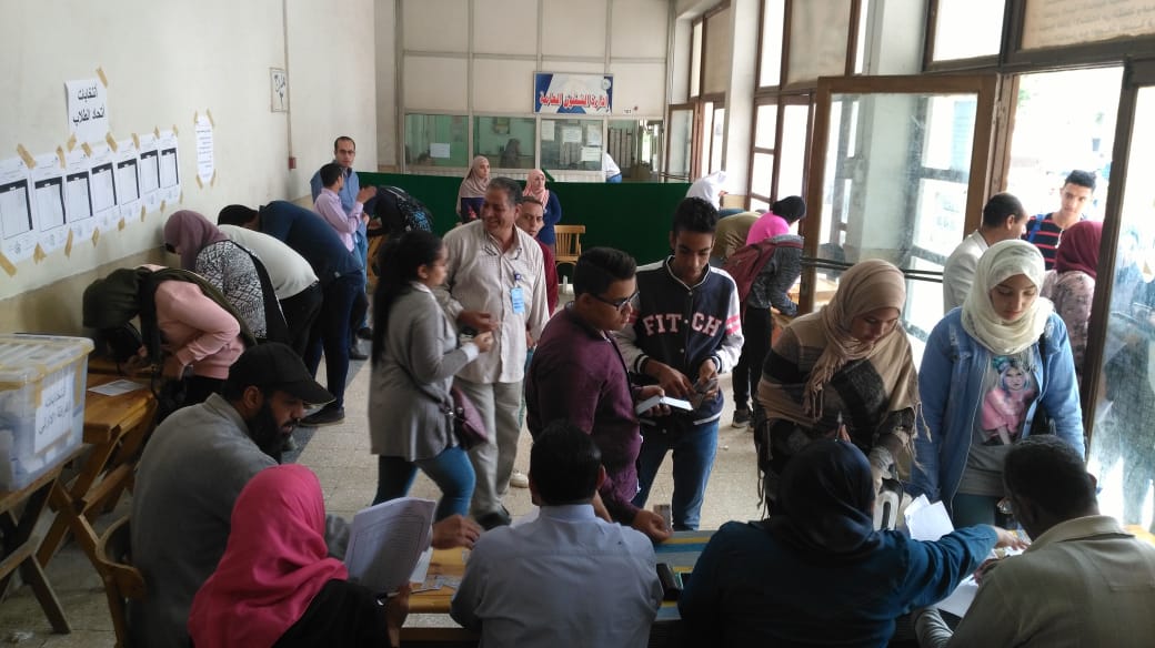 بدء الجولة الأولى من انتخابات اتحاد طلاب جامعة عين شمس