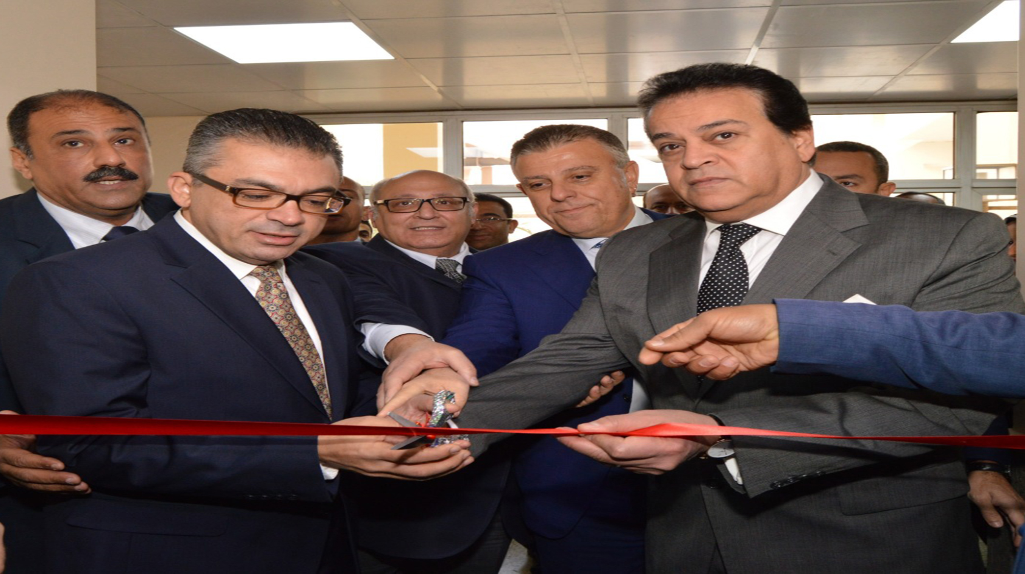 وزير التعليم العالي يشهد عدد من الافتتاحات الجديدة بعين شمس التخصصي بتكلفة 200 مليون جنيه‎