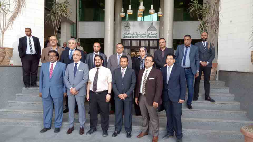 وفد سعودي رفيع المستوى في زيارة لكلية طب الأسنان بجامعة عين شمس