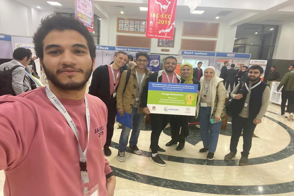 The Faculty of Computers won first and third place in the JAC-ECC 2019 Graduation Projects Competition