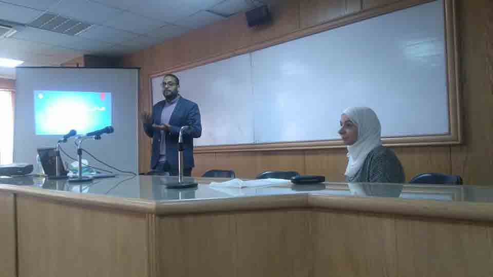 Opening of a workshop entitled "The most famous 10 mistakes in writing" at Faculty of Al Alsun