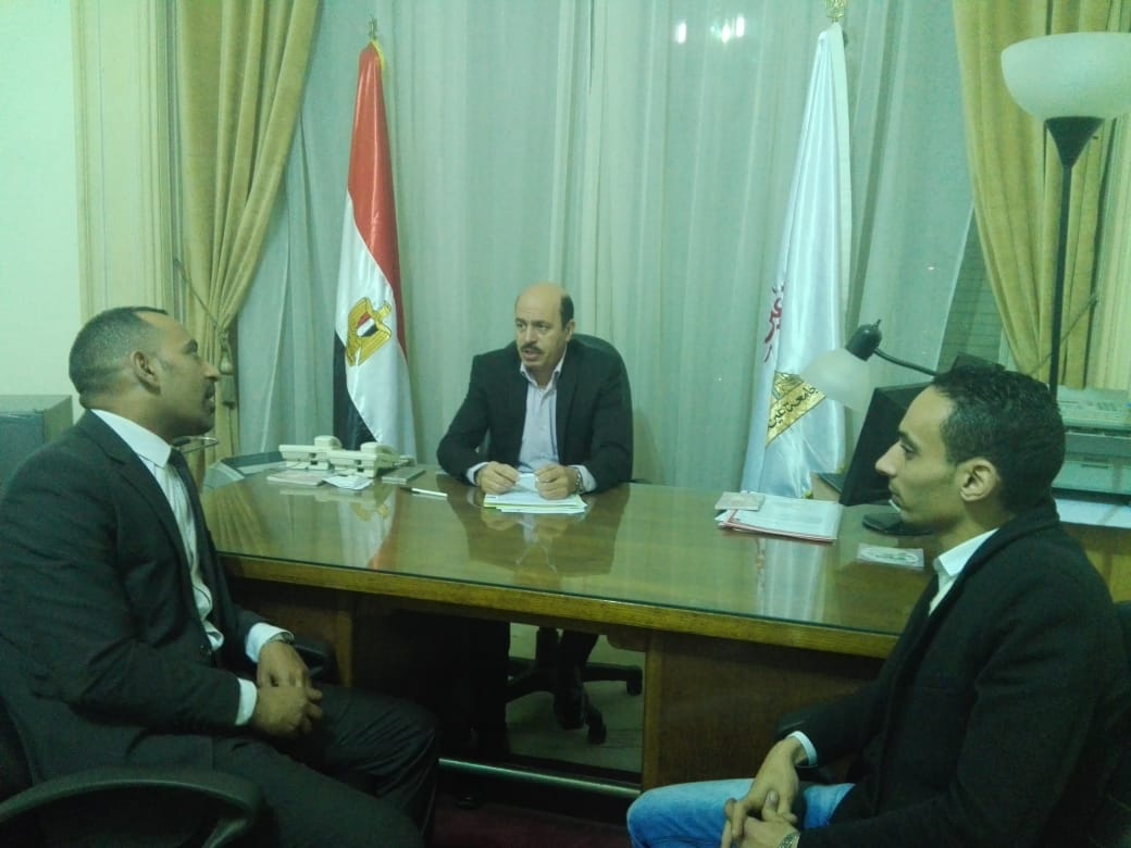 اجتماع تحضيري للجولة الدورية لشركة مايكروسوفت في جامعة عين شمس