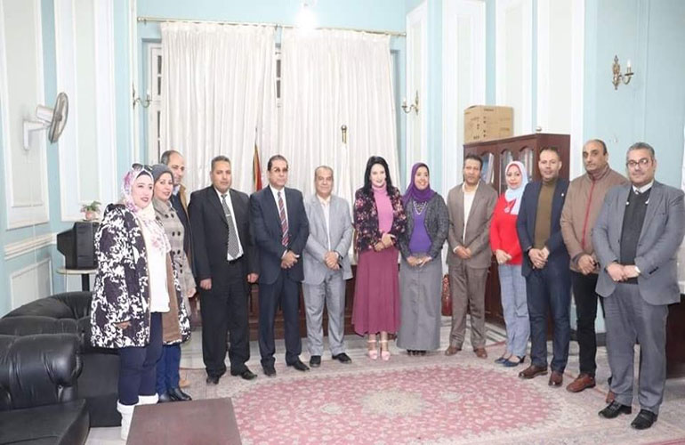 زيارة تفقدية لمركز ضمان الجودة لكلية التربية النوعية