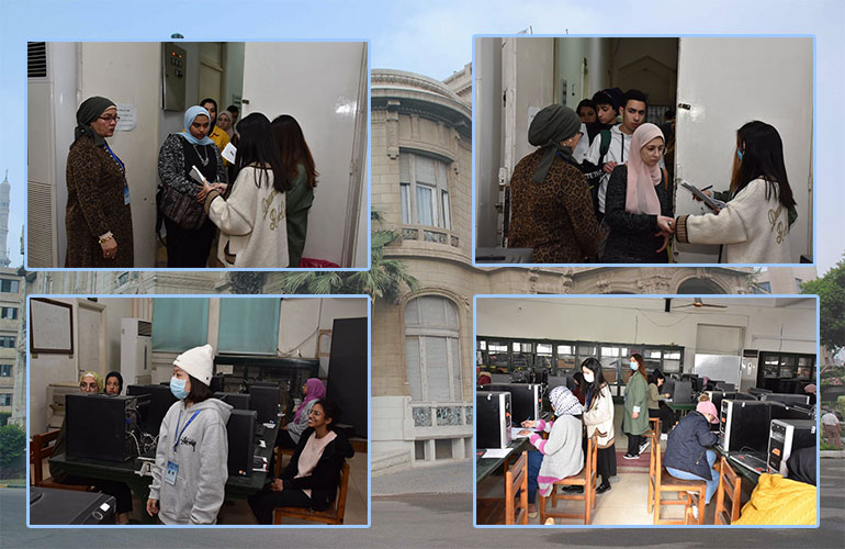 240 students from the Egyptian universities take the HSK exam at the Confucius Institute