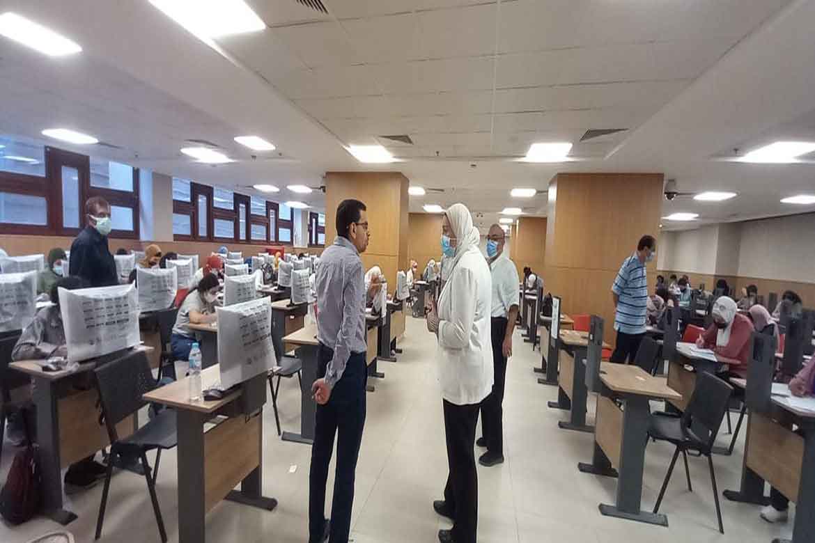 انطلاق الأسبوع الثاني من امتحانات نهاية العام الدراسي بألسن عين شمس وسط إجراءات وقائية مشددة