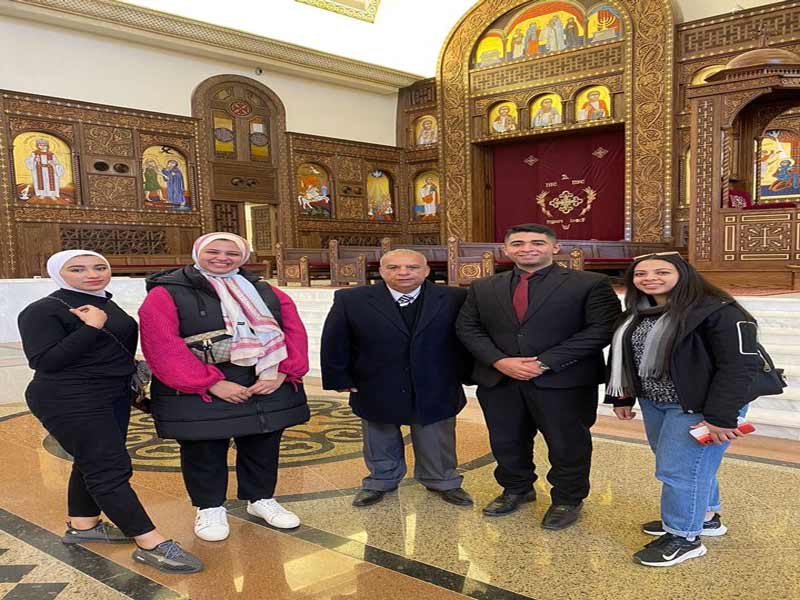 زيارة إعلام عين شمس للعاصمة الإدارية ضمن ملتقى القيادات الشبابية الإعلامية الذي نظمته وزارة الشباب والرياضة