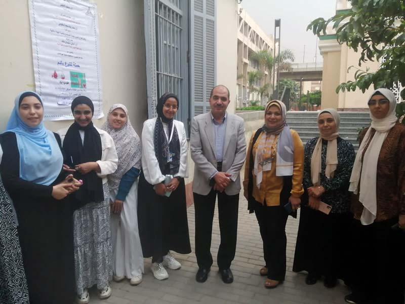 انطلاق حملة للتبرع بالدم بعلوم عين شمس بعنوان هدية الحياة قطرة دم = حياة
