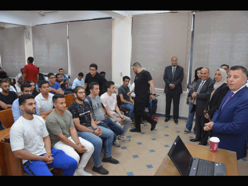 The President of Ain Shams University inaugurates the mock trial hall at the Faculty of Law, which was established in cooperation with Al-Buraimi University College in the Sultanate of Oman