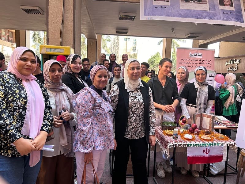 The "Forum of Cultures” at the conclusion of the reception for students at Faculty of Al-Alsun for the academic year 2023/2024