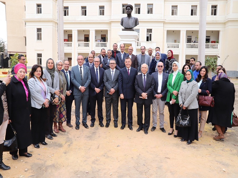 The President of Ain Shams University witnesses a number of openings at the Faculty of Medicine and University Hospitals