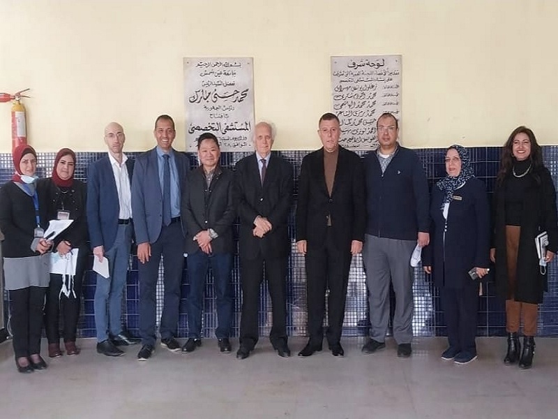 The visit of the French (APHP) to Ain Shams University Specialized Hospital