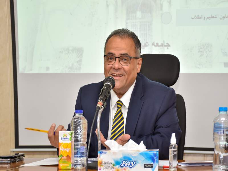 During the education and student affairs sector session... Prof. Abdel Fattah Saoud: We appreciate the efforts of the wise political leadership in achieving development despite the global circumstances