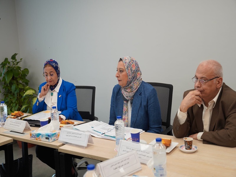 Chaired by the Vice President of Ain Shams University, the Council of Graduate Studies and Research holds its monthly meeting