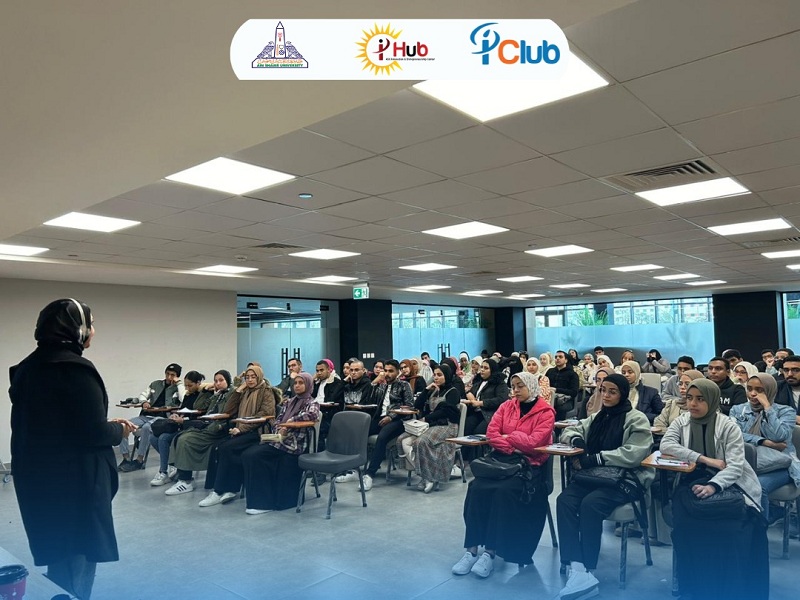 انطلاق ورش عمل حول ريادة الأعمال "Entrepreneurship Workshop" بمركز الابتكار وريادة الأعمال بجامعة عين شمس