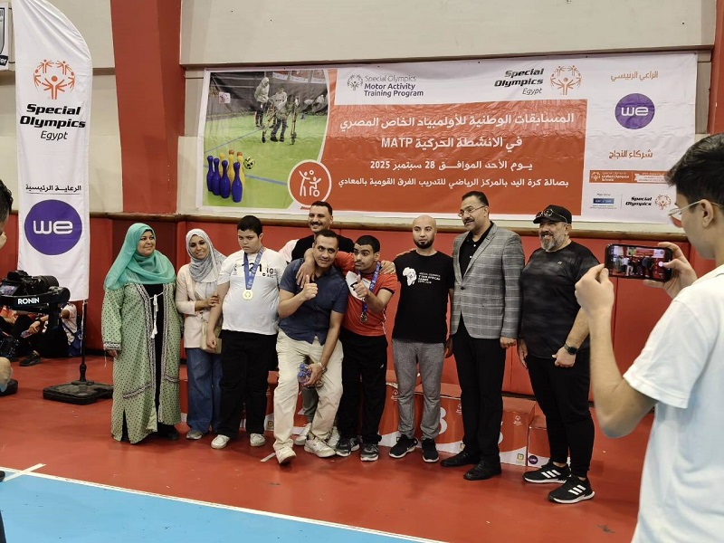 مشاركة أطفال مركز ذوي الهمم بكلية الدراسات العليا للطفولة بجامعة عين شمس في مسابقة الأولمبياد الخاص المصري