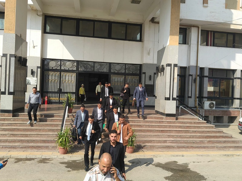 قطاع التعليم والطلاب بجامعة عين شمس ينفّذ تجربة إخلاء ناجحة لمبنى الجمهورية بالمدينة الجامعية