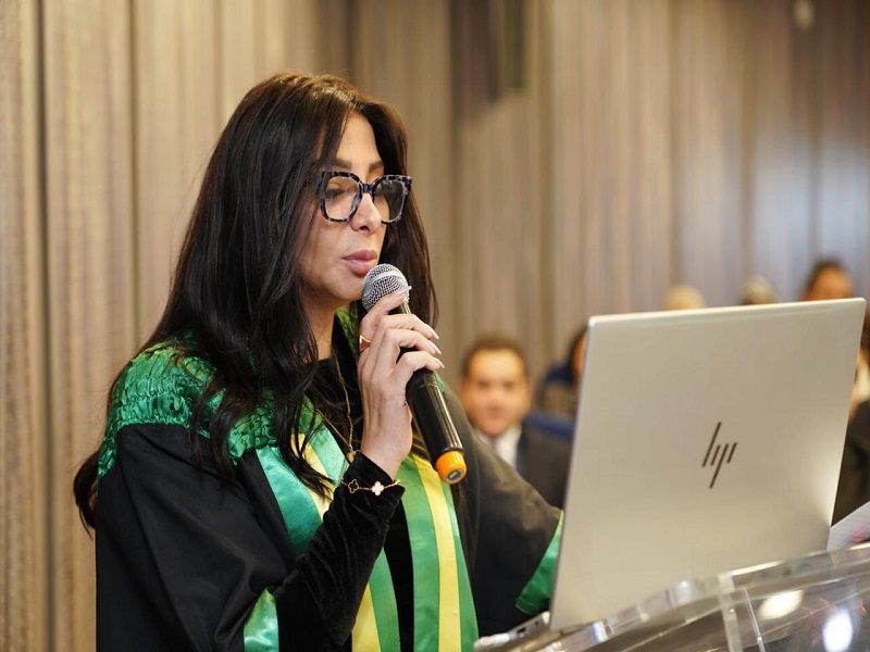 جامعة عين شمس تشهد مناقشة رسالة ماجستير للمستشارة مروة هشام بركات