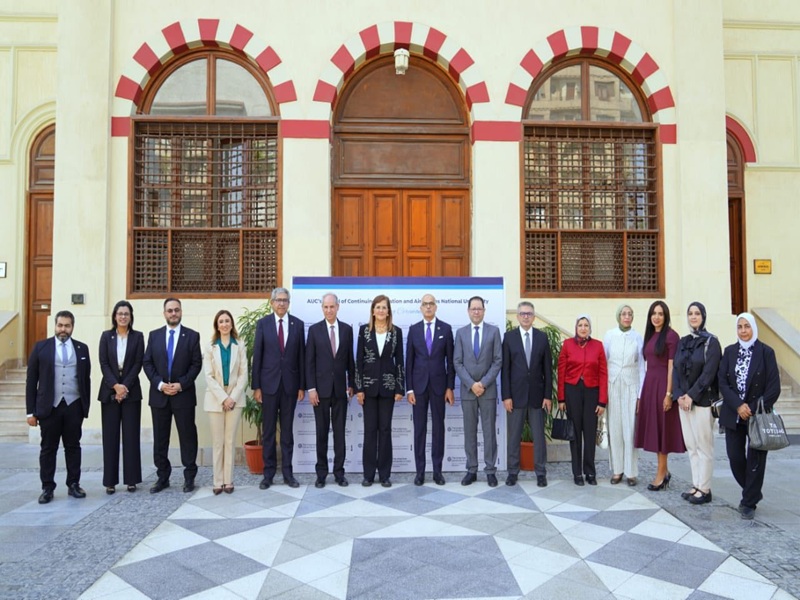 توقيع شراكة بين جامعة عين شمس والجامعة الأمريكية بالقاهرة لتقديم برنامج القيادة في مجال الأعمال في القطاع الصحي لطلبة كلية الطب