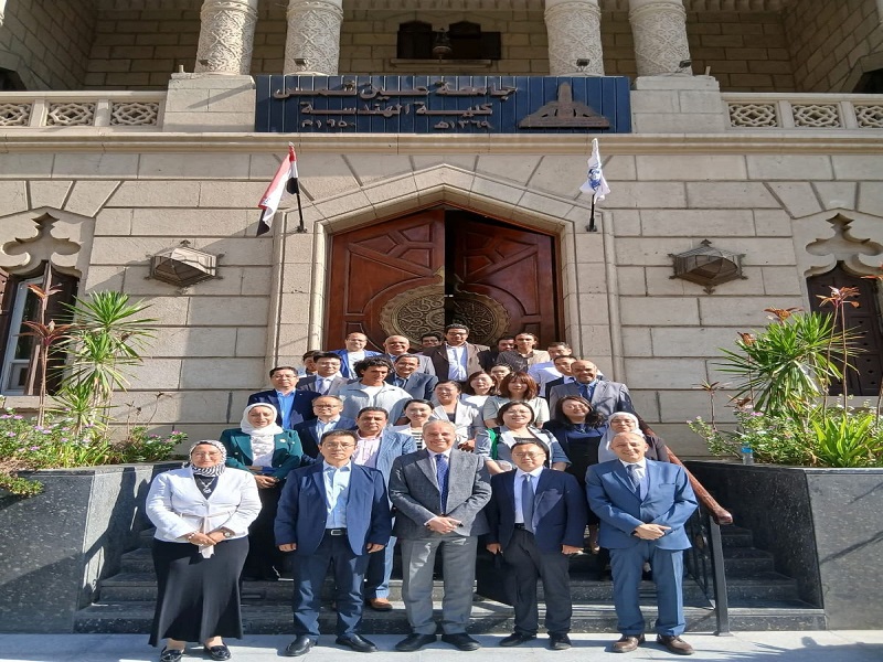 هندسة عين شمس تستقبل وفدًا من جمعية التعليم الصينية للتبادل الدولي (CEAIE) وجامعتي تيانجين للصناعات الخفيفة والنقل الفني