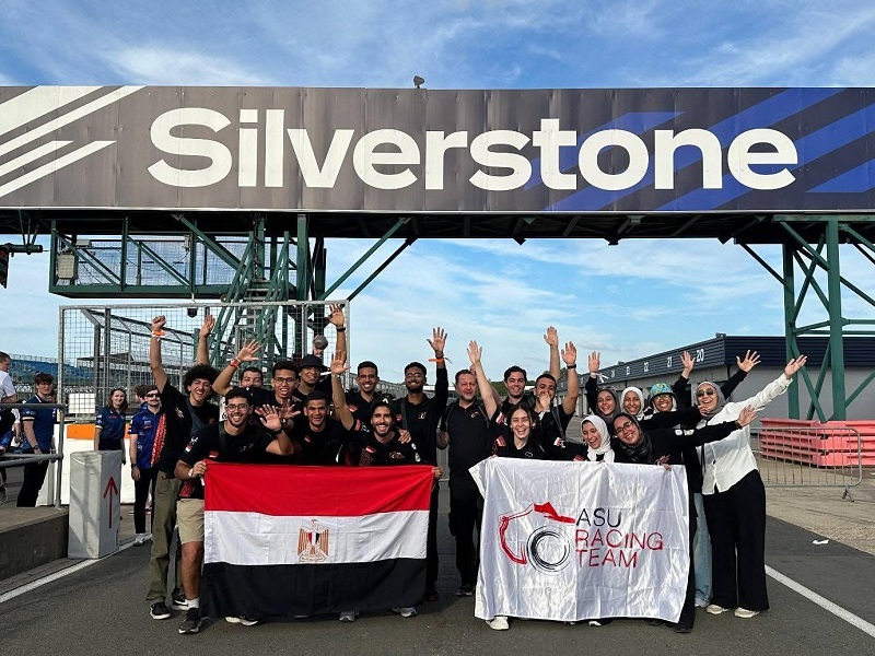 Ain Shams University Racing Team Wins Internationally in Formula Student Competition in the United Kingdom