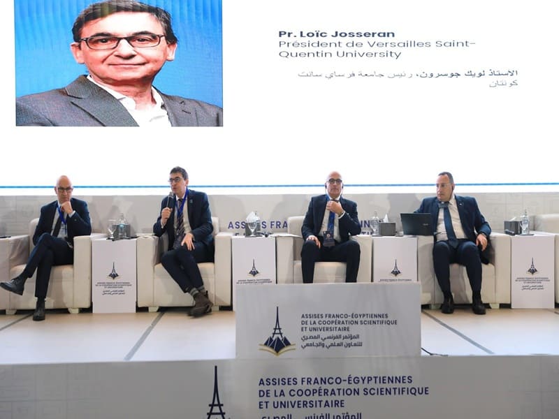 على هامش فعاليات ملتقى الجامعات المصرية الفرنسية :رئيس جامعة عين شمس يشارك في جلسة نقاشية لعرض آفاق التعاون الأكاديمي والبحثي المشترك