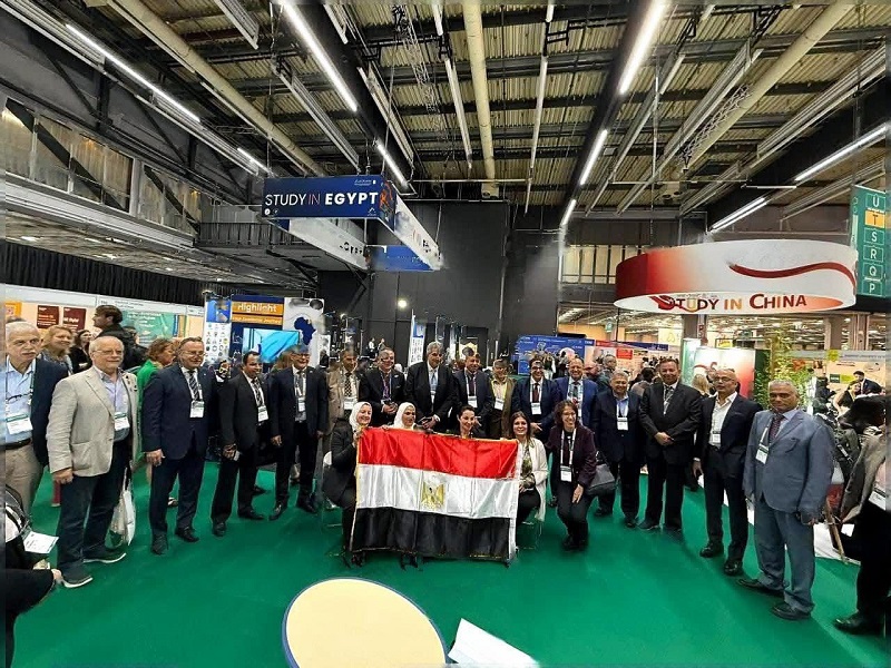 EAIE 2025 رئيس جامعة عين شمس يشارك في المعرض الأوروبي الدولي  بالسويد
