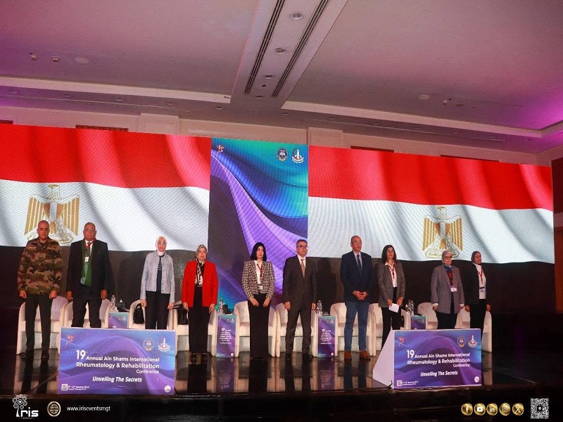 إنطلاق فعاليات المؤتمر الدولي التاسع عشر لقسم الطب الطبيعي والروماتيزم والتأهيل بكلية الطب جامعة عين شمس
