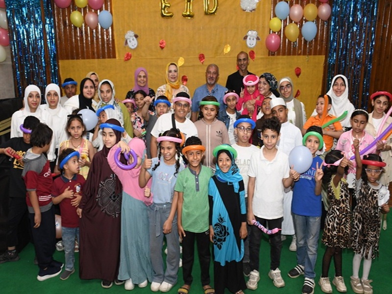 A celebration held at the Faculty of Graduate Studies for Childhood at Ain Shams University on the occasion of Eid al-Adha