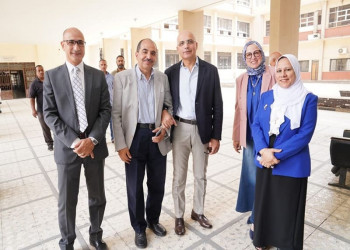 The President of Ain Shams University inspects the progress of the second semester exams in the Faculties of Arts, Law, and Science