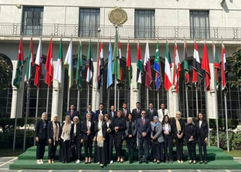 The students of the Faculty of Law visit the League of Arab States