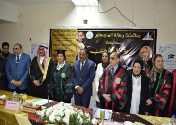 In the presence of the Governor of Matrouh, a master’s thesis discusses the dimensions of moral intelligence in improving the quality of life at the Faculty of Graduate Studies for Childhood