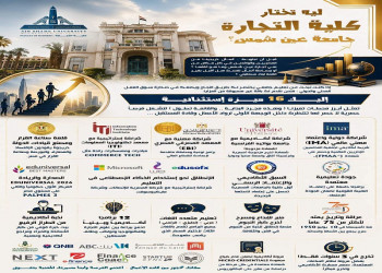 كلية التجارة تستعرض 16 ميزة لطلابها وتؤكد ريادتها الأكاديمية والمهنية