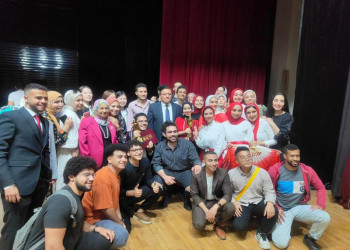 Confucius Institute, Ain Shams University congratulates the students participating in the International Competition for the Chinese Language Bridge